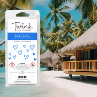 Bora Bora inspired soy wax melt snap bar by Twink Candle Company