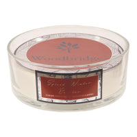 Woodbridge Spiced Winter Berries 5-wick candle bowl on a white background