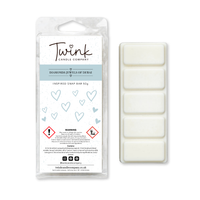 Diamonds (Jewels of Dubai) inspired soy wax melt snap bar with its five break-apart wax melts on a white background, by Twink Candle Company