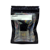 Fairy car air freshener by Twink Candle Company, hanging car vent clip diffuser on a white background