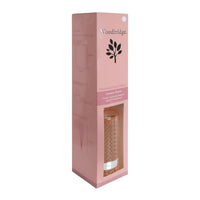 Woodbridge Summer Breeze 1000ml reed diffuser gift box shown at an angle with the side panel visible