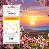 Sunset Blossom inspired soy wax melt snap bar by Twink Candle Company