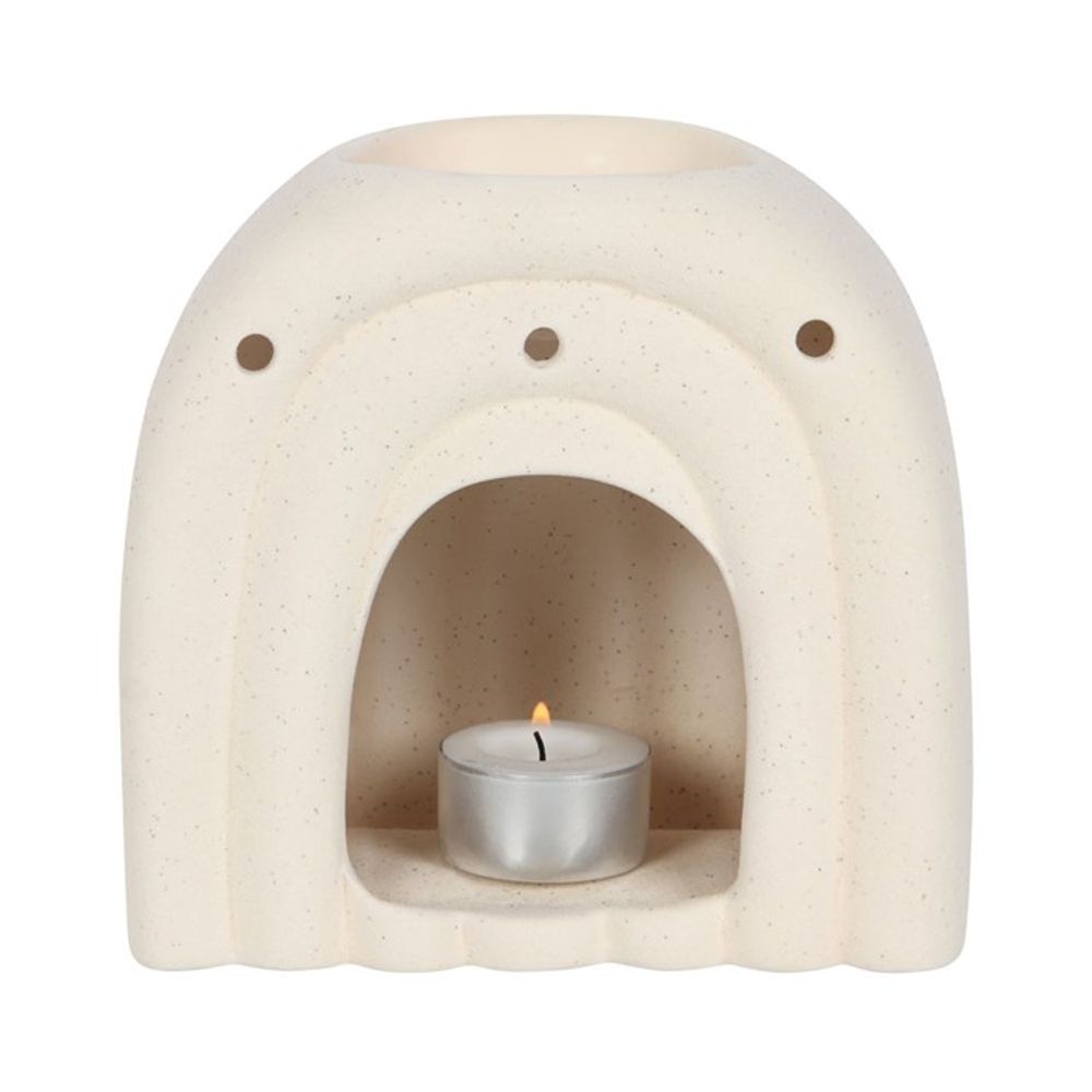 Cream Speckle Arch Wax/Oil Burner