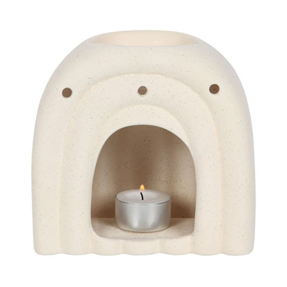 Cream Speckle Arch Wax/Oil Burner