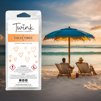 Vacay Vibez inspired soy wax melt snap bar by Twink Candle Company