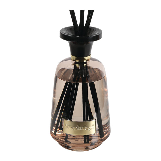 Woodbridge Oud Wood 1000ml reed diffuser bottle with reeds